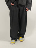 pantalone pinces black/c