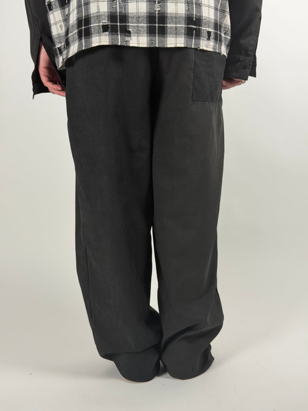 pantalone pinces black/c