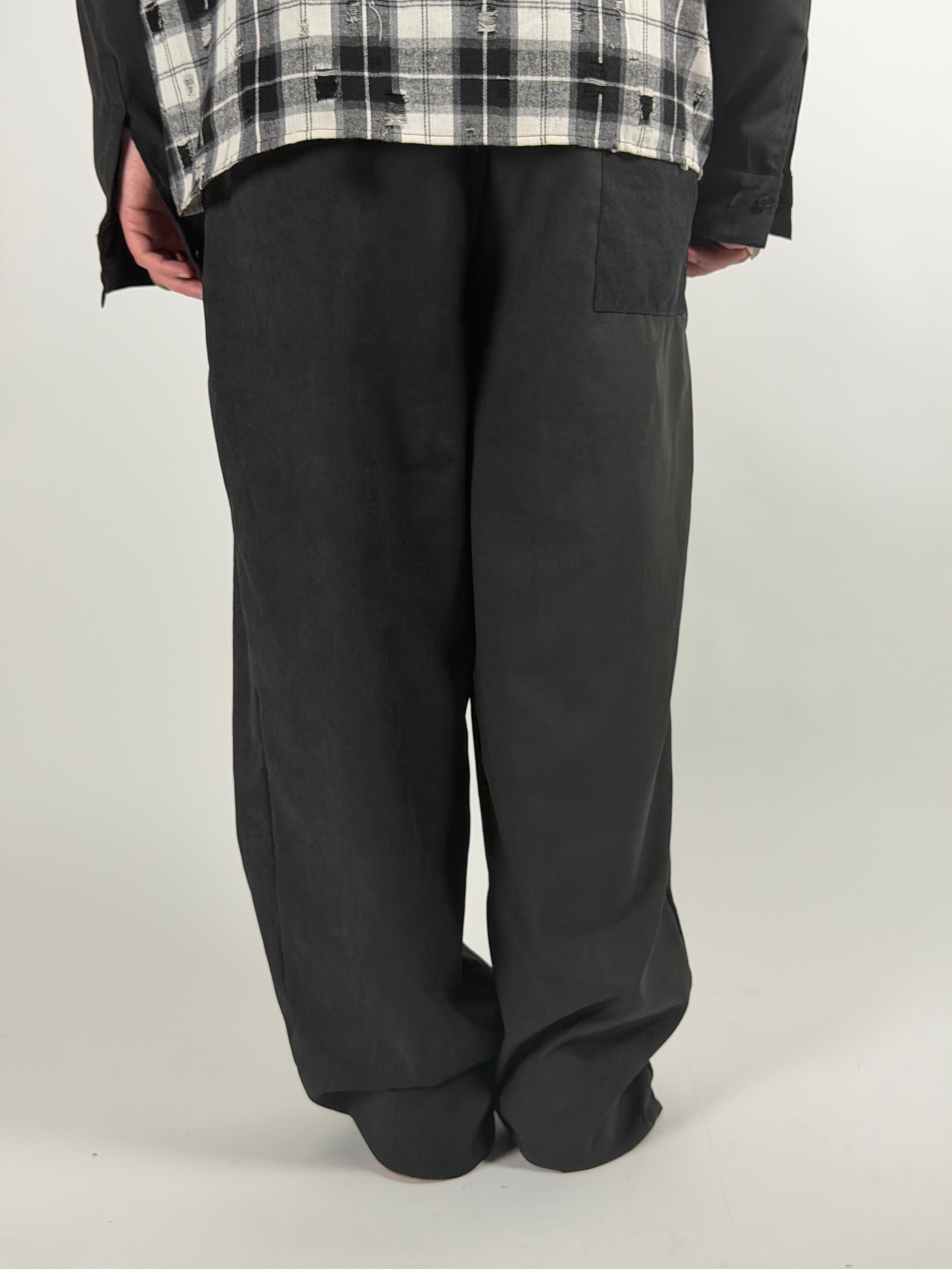 pantalone pinces black/c