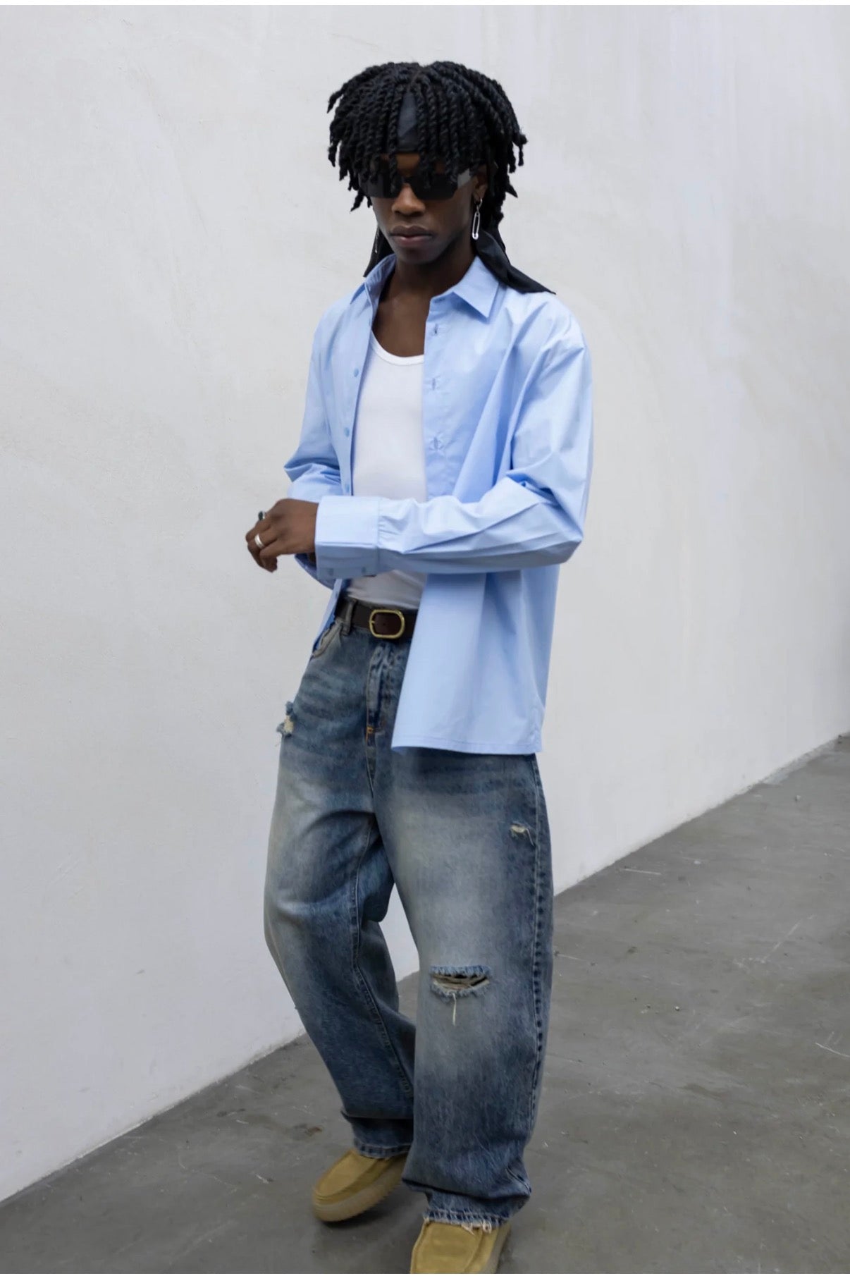 Camicia knurled cuff