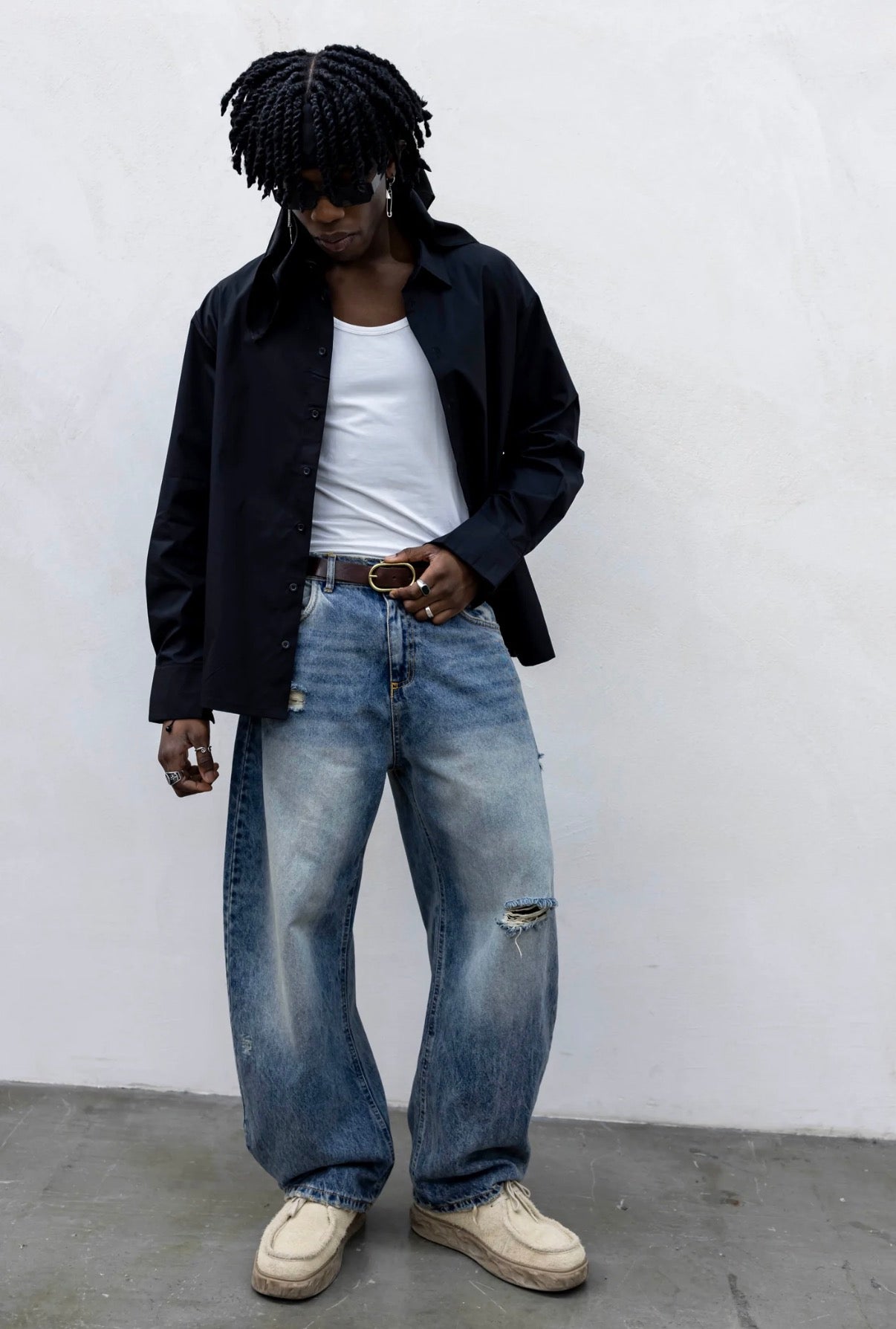 Camicia knurled cuff