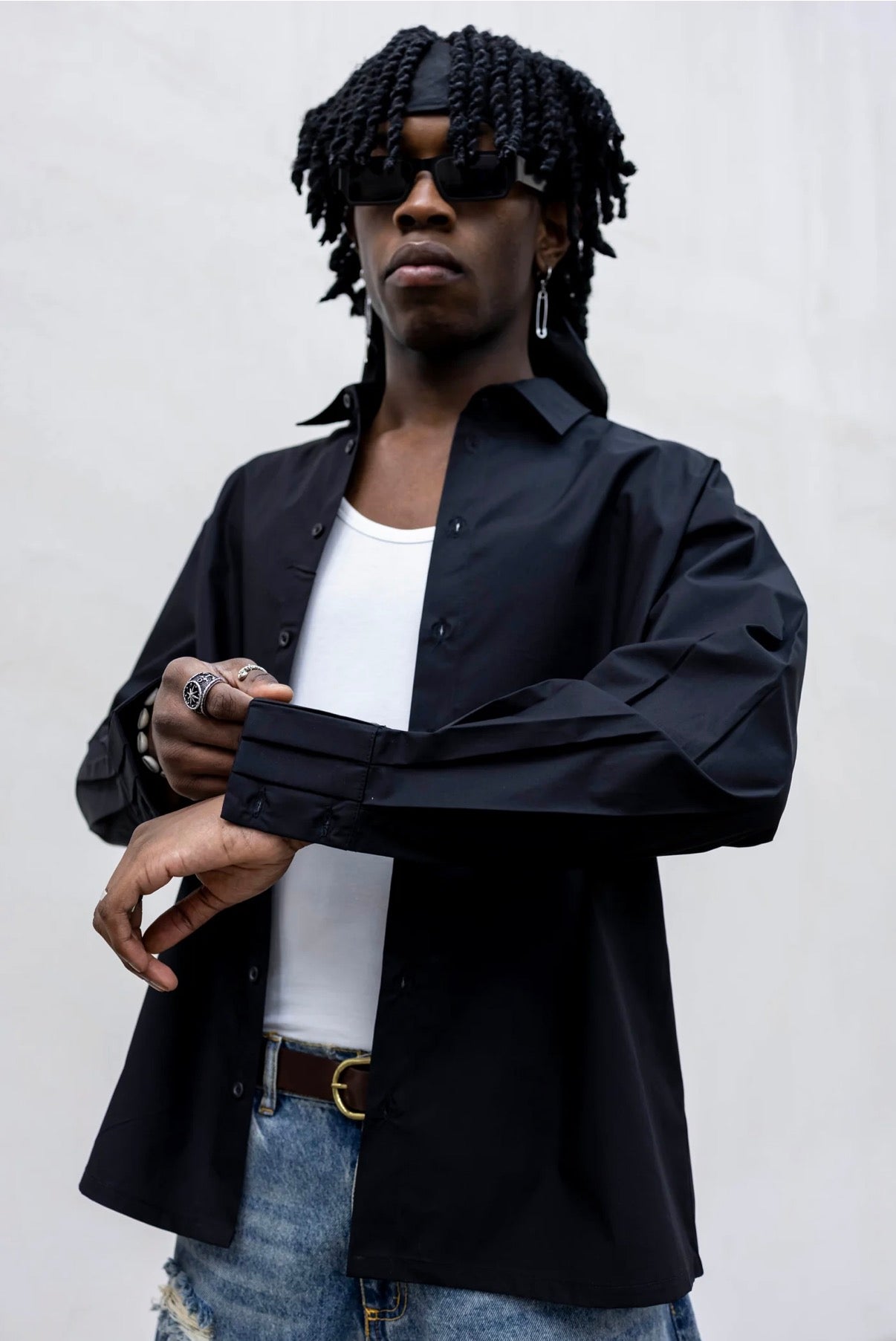 Camicia knurled cuff