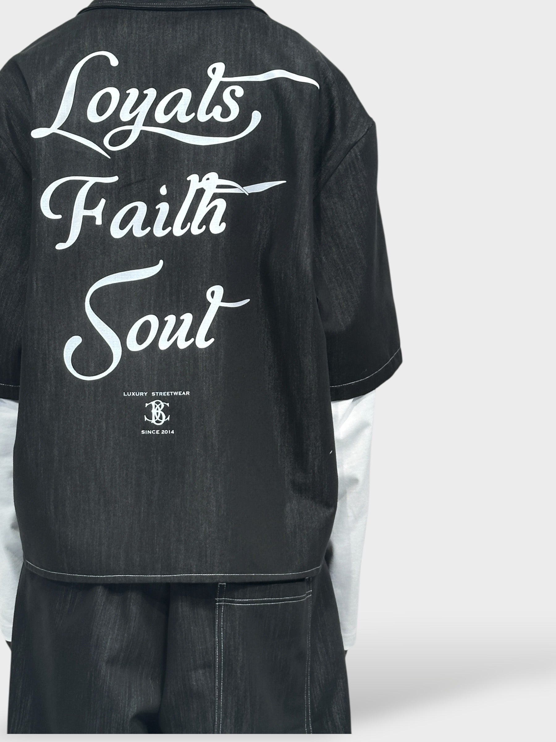 coordset denim laminate